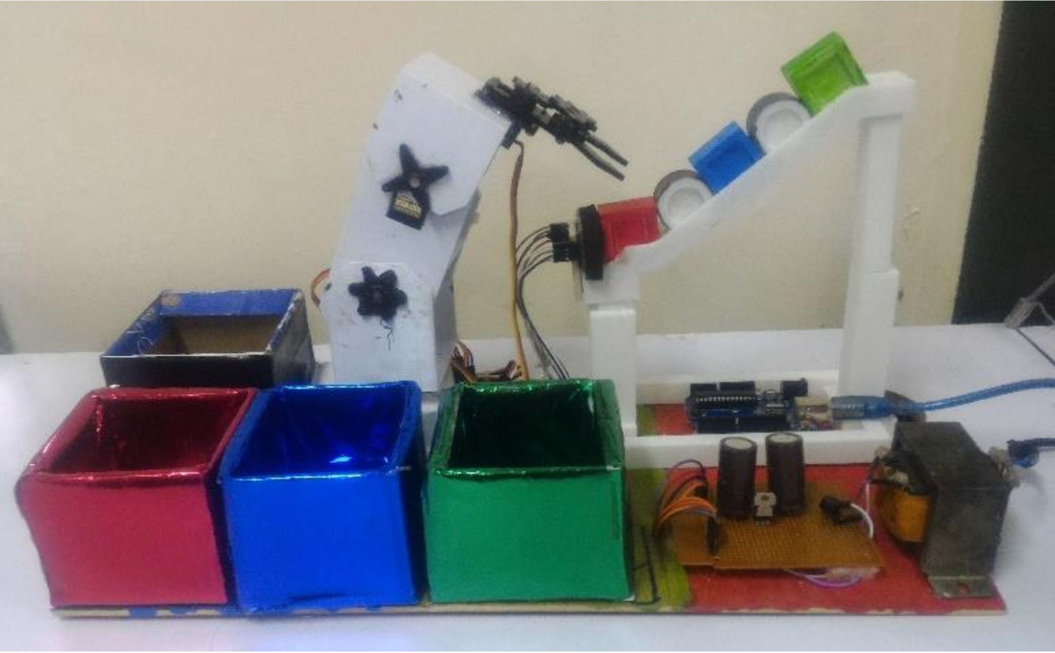ARM robot Sorter based Color detection